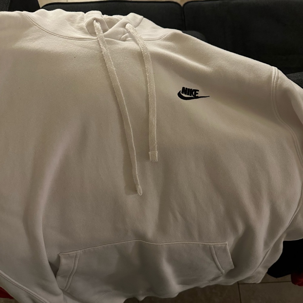 White nike hoodie